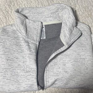 RBX White and Gray Textured Sweatshirt